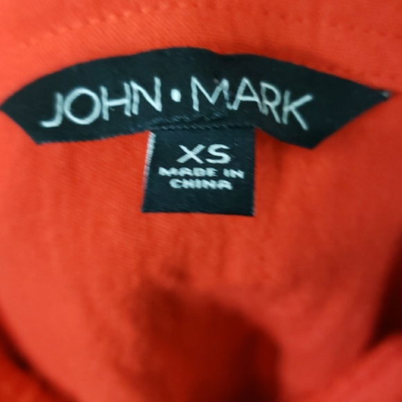 John Mark red button from tunic size xs - Picture 5 of 5
